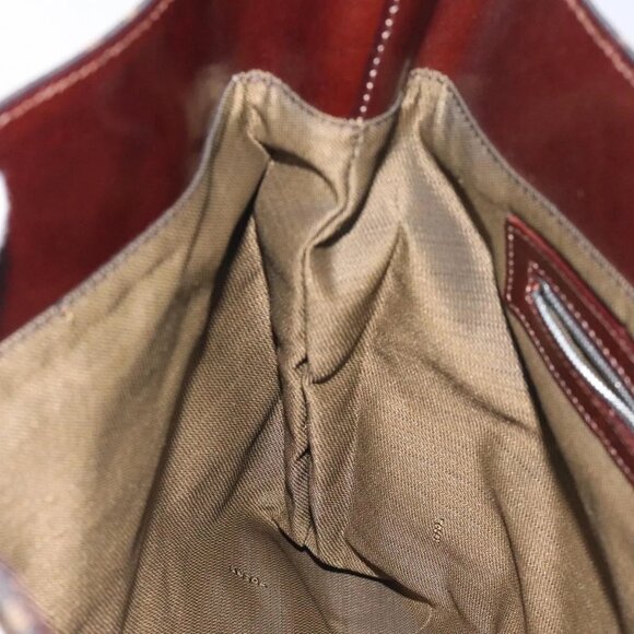 FENDI Zucca Canvas Hand Bag Black Brown Auth 129930 - Picture 13 of 16